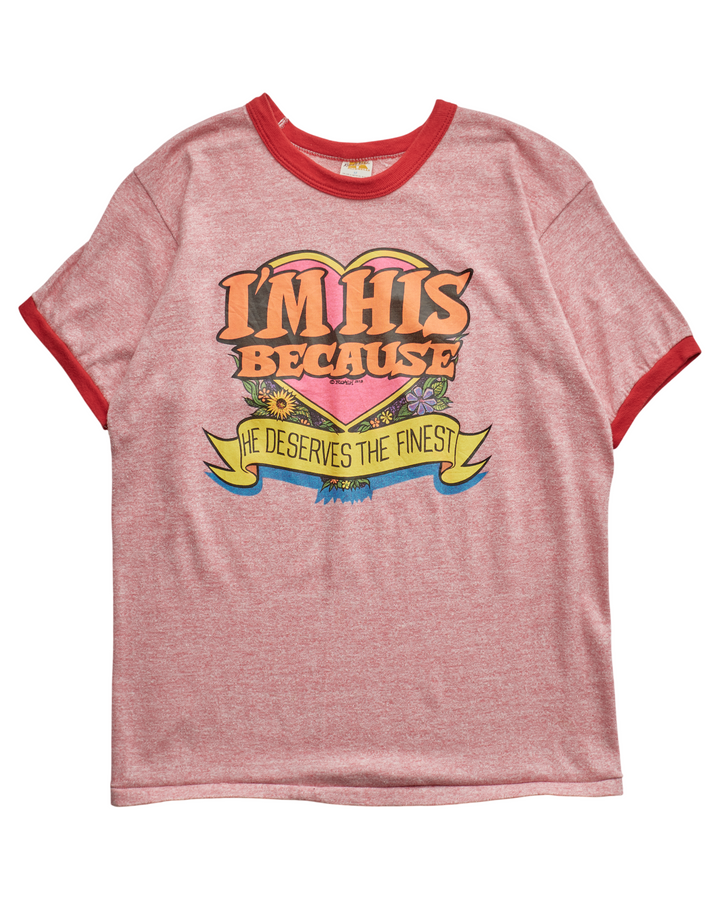 (S) 80s I'm His Because He Deserves The Finest Russell T-Shirt