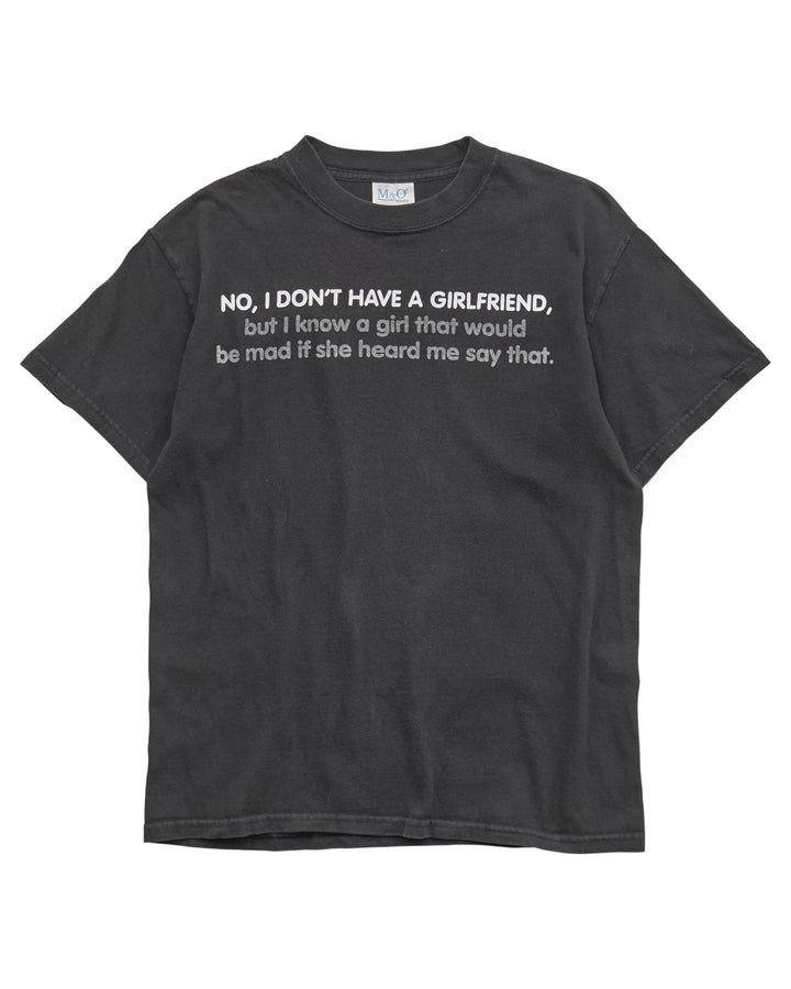 (S) 2000s I Don't Have A Girlfriend M&O Knits T-Shirt