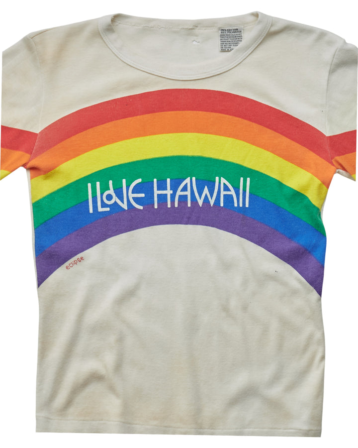 (XS) 80s I Love Hawaii T-Shirt