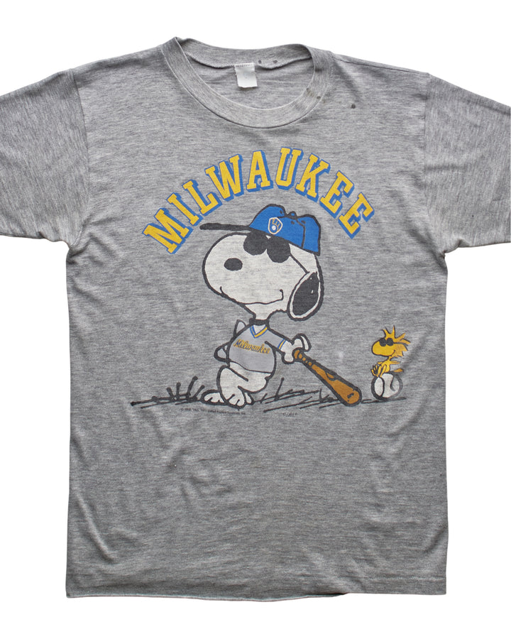 (S) 80s Milwaukee Snoopy T-Shirt