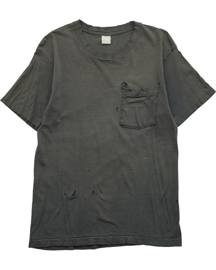 (M) 80s Blank Pocket T-Shirt