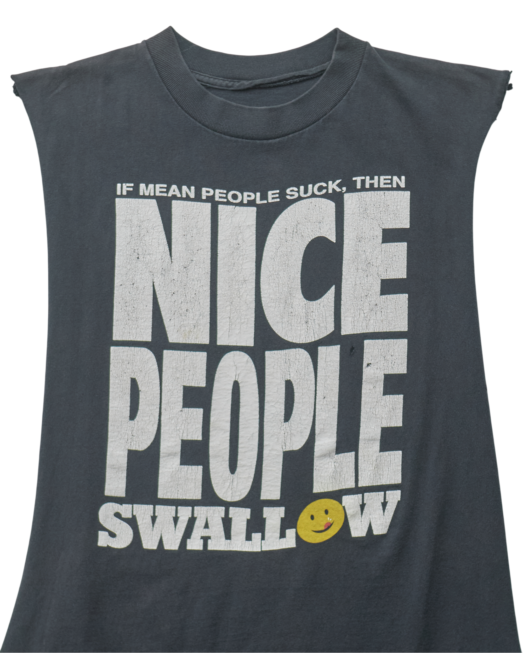 (XS) 90s Nice People Swallow Muscle Tee