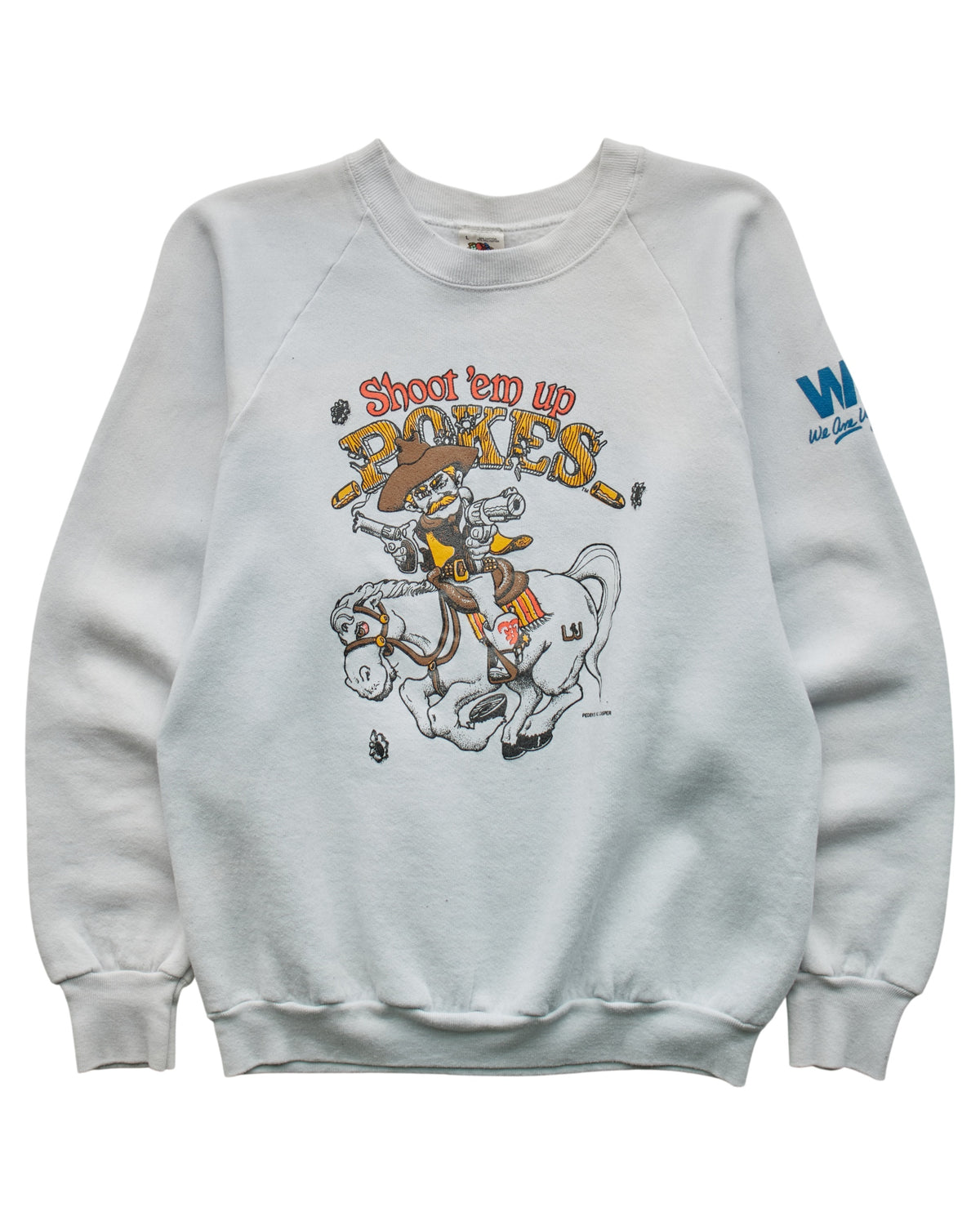 (S) 90s Shoot 'Em Up Pokes Fruit of the Loom Sweatshirt