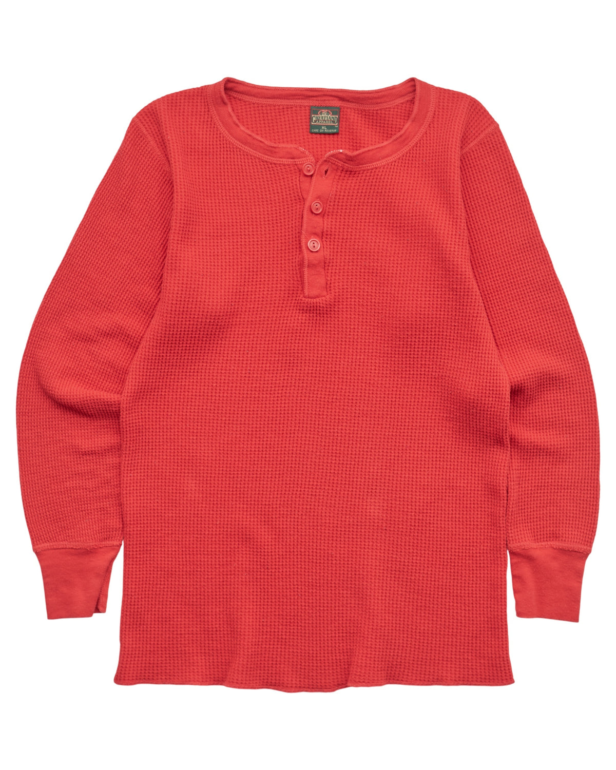 (S) 90s Red Thermal Great Land Apparel Sweater