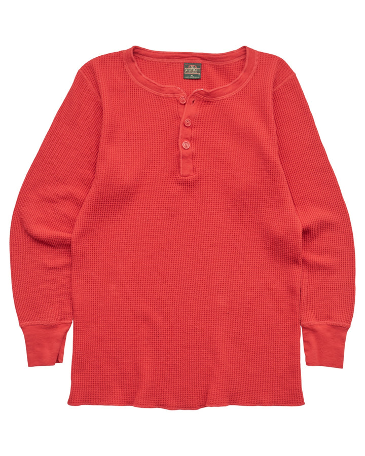 (S) 90s Red Thermal Great Land Apparel Sweater
