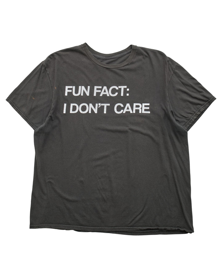 (L) 2000s Fun Fact I Don't Care T-Shirt