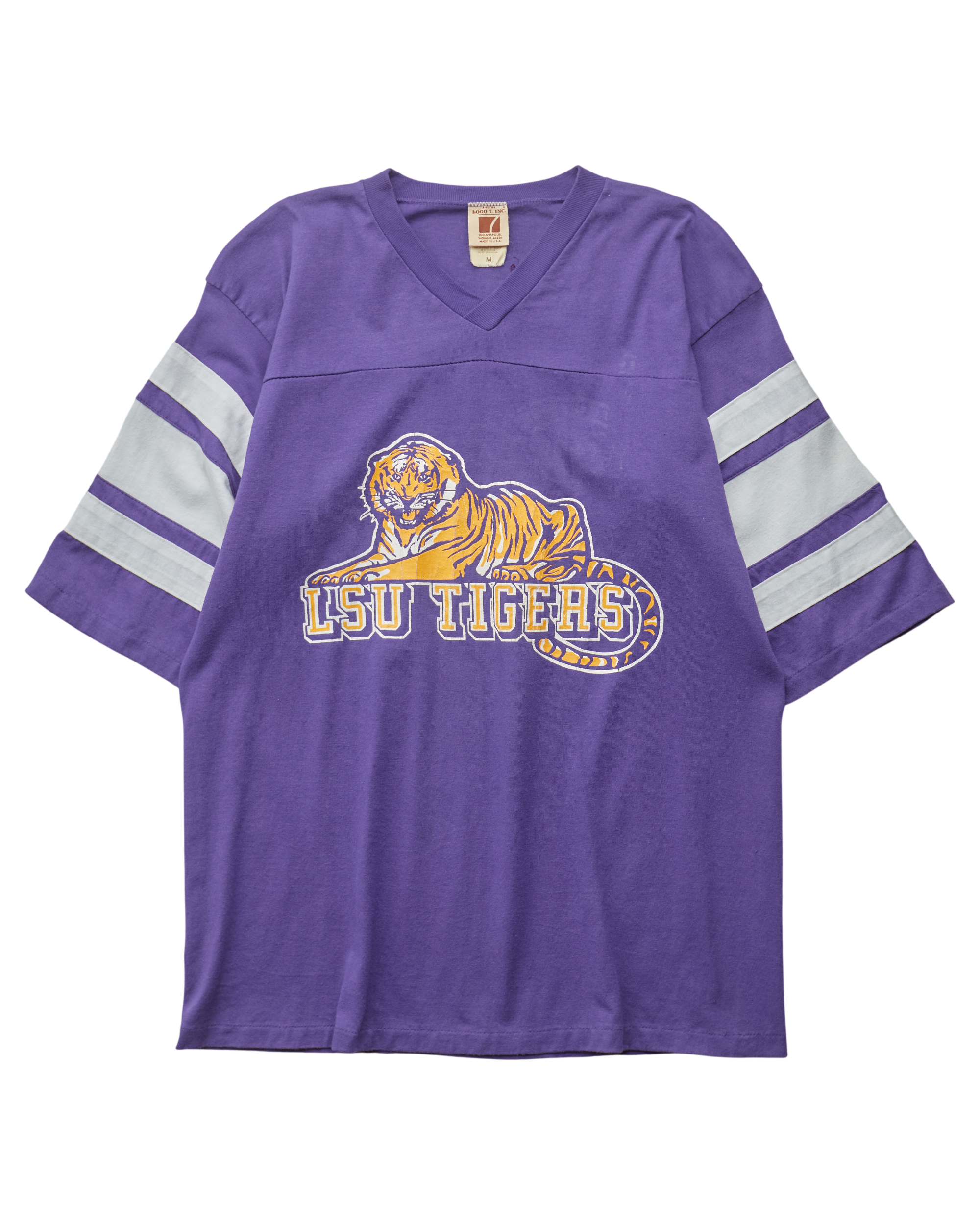 (S) 80s LSU Tigers Logo 7 Jersey
