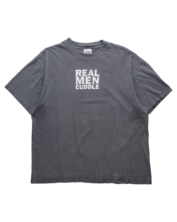 (L) 90s Real Men Cuddle Hanes T-Shirt