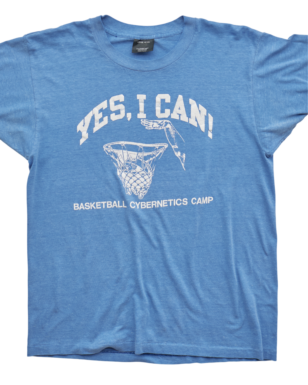 (S) 90s Yes, I Can! Basketball Camp T-Shirt