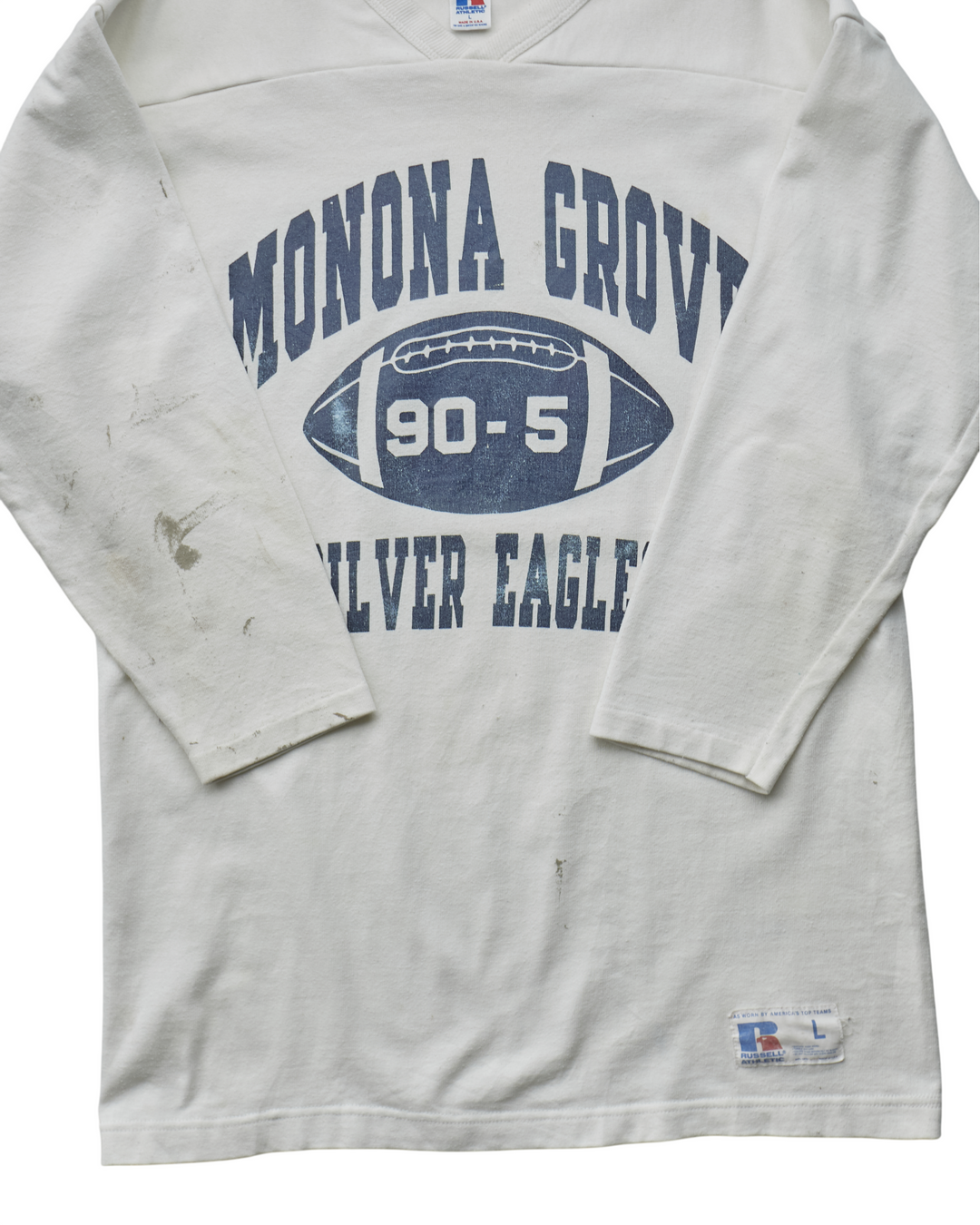 (L) 90s Monona Grove Silver Eagles Russell T-Shirt