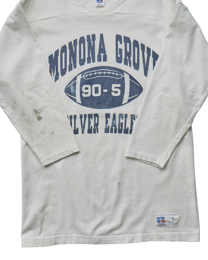 (L) 90s Monona Grove Silver Eagles Russell T-Shirt