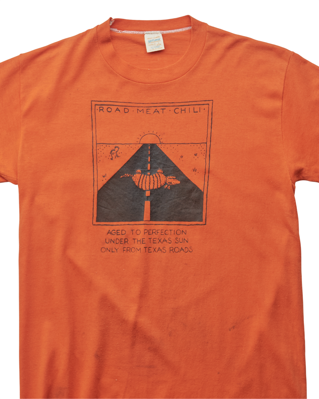 (S) 80s Road Meat Chili Texas Sun Golf Coast Sportswear T-Shirt