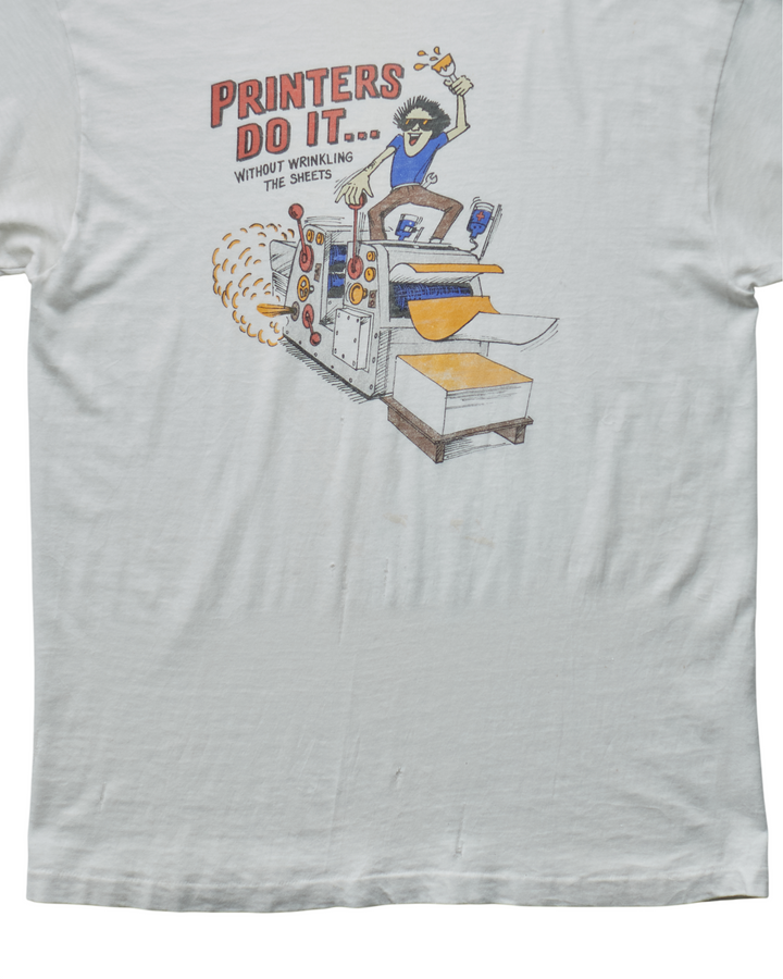 (M) 90s Printers Do It Hanes T-Shirt