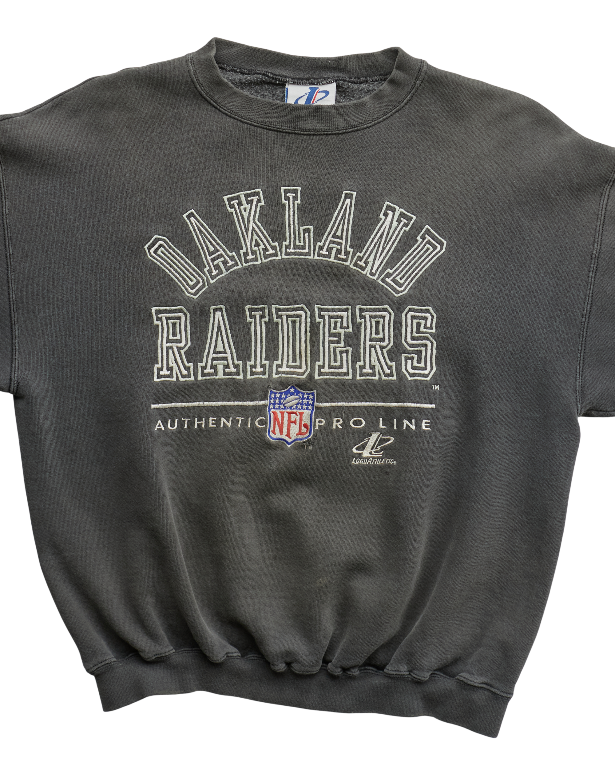 (S) 90s Oakland Raiders Logo Athletic Sweatshirt