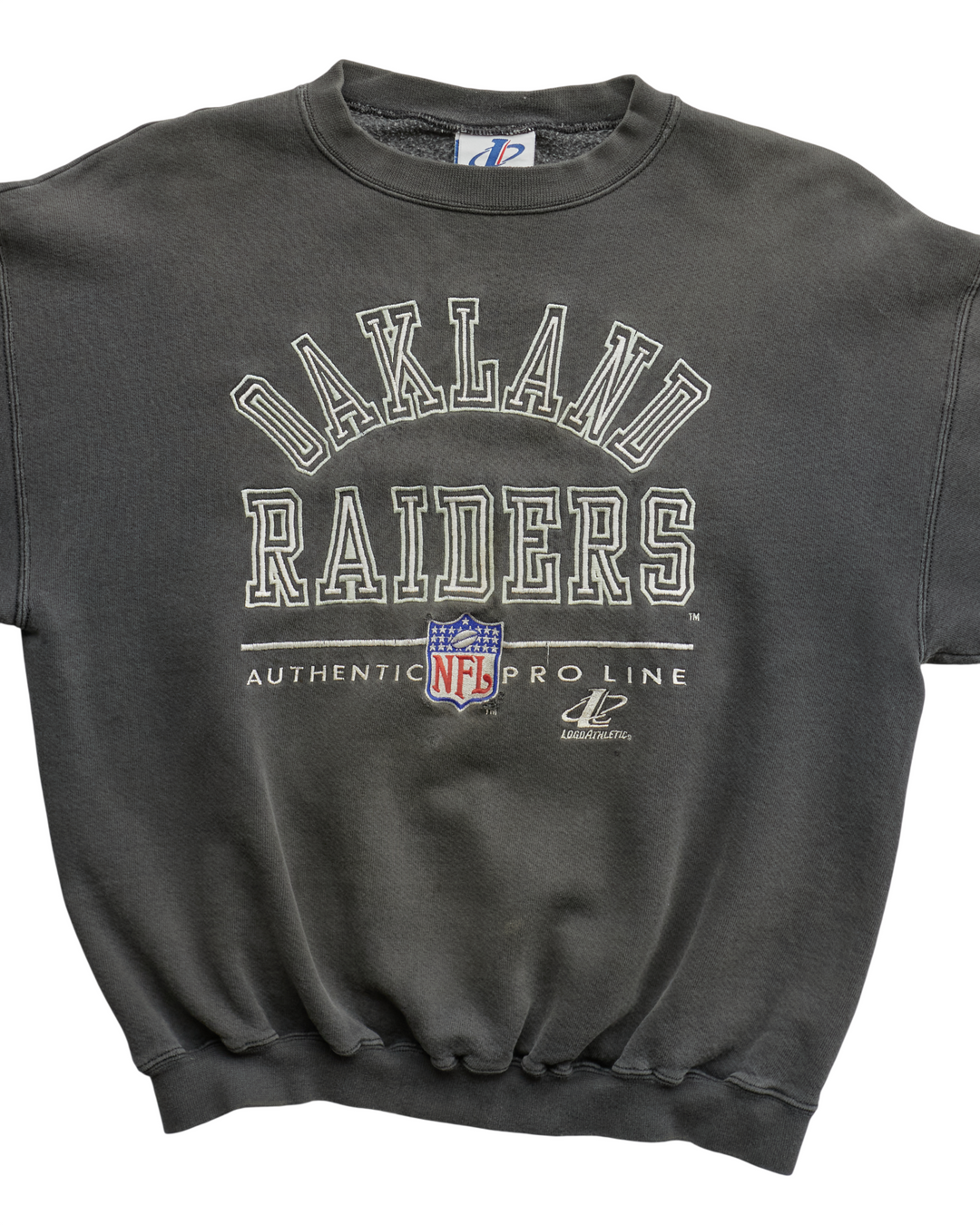 (S) 90s Oakland Raiders Logo Athletic Sweatshirt