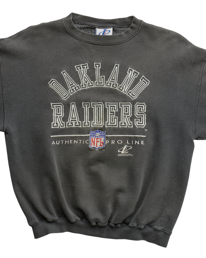 (S) 90s Oakland Raiders Logo Athletic Sweatshirt