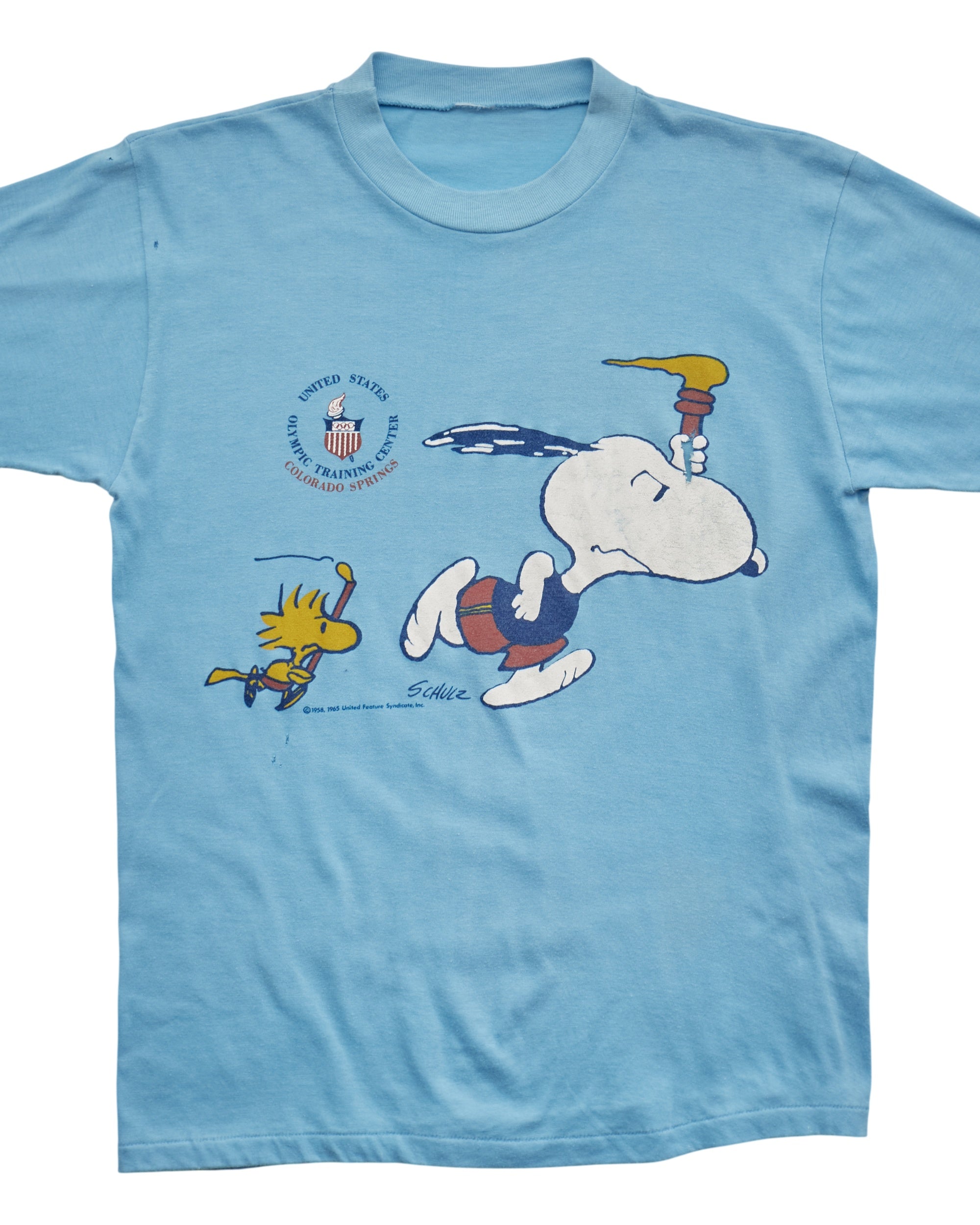 (S) 80s US Olympic Training Center Snoopy T-Shirt