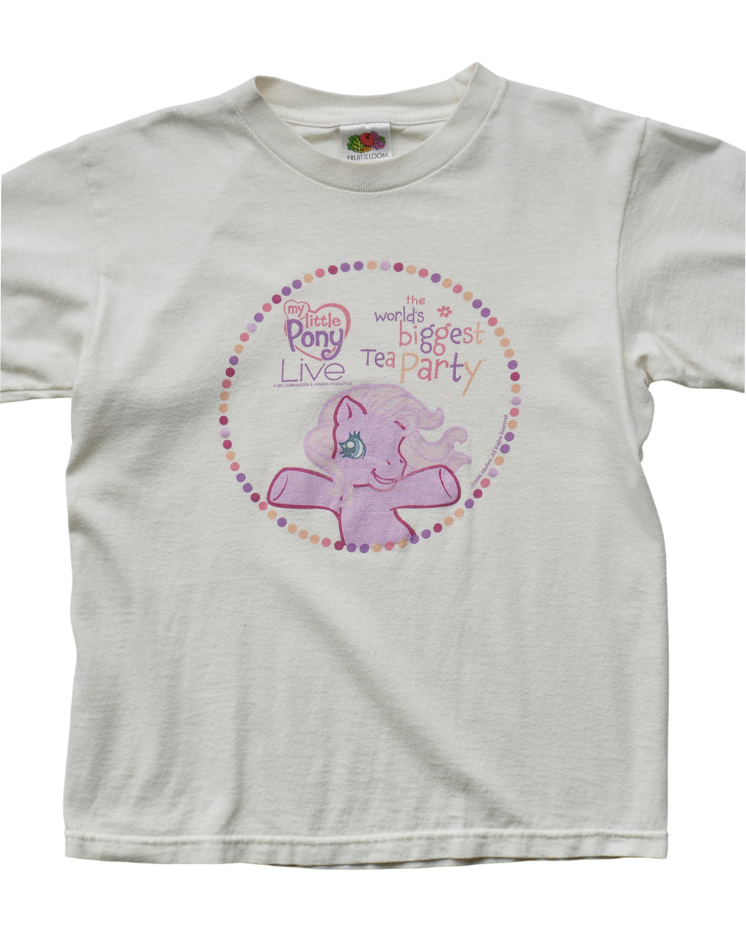 (XXS) 2000s My Little Pony Tea Party Fruit of the Loom T-Shirt