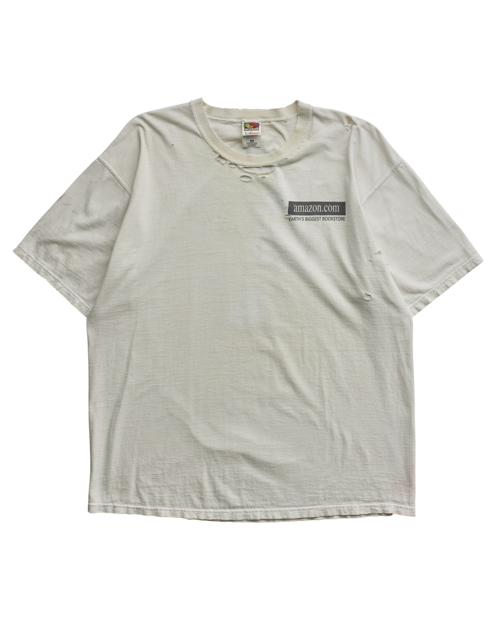(XL) 2000s Amazon Biggest Bookstore Fruit of the Loom T-Shirt