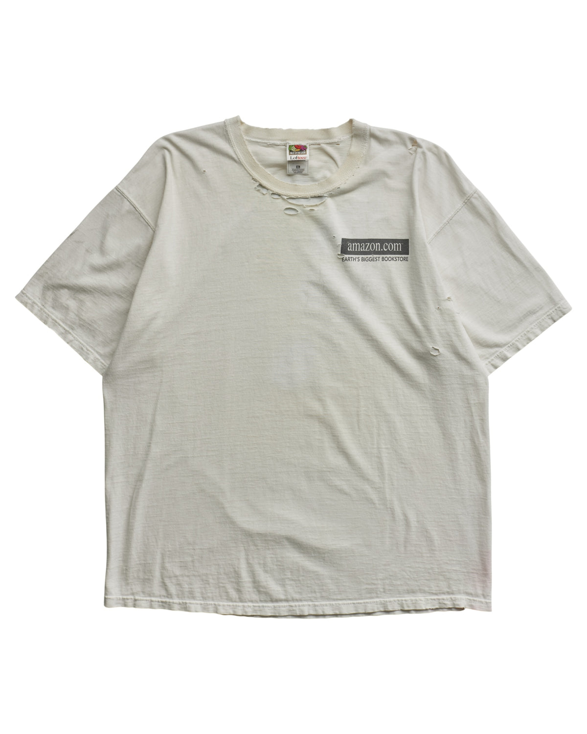 (XL) 2000s Amazon Biggest Bookstore Fruit of the Loom T-Shirt