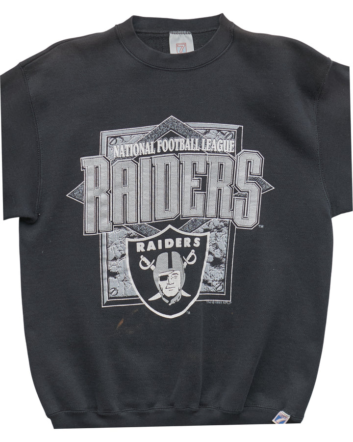 (S) 90s Raiders Logo 7 Sweatshirt