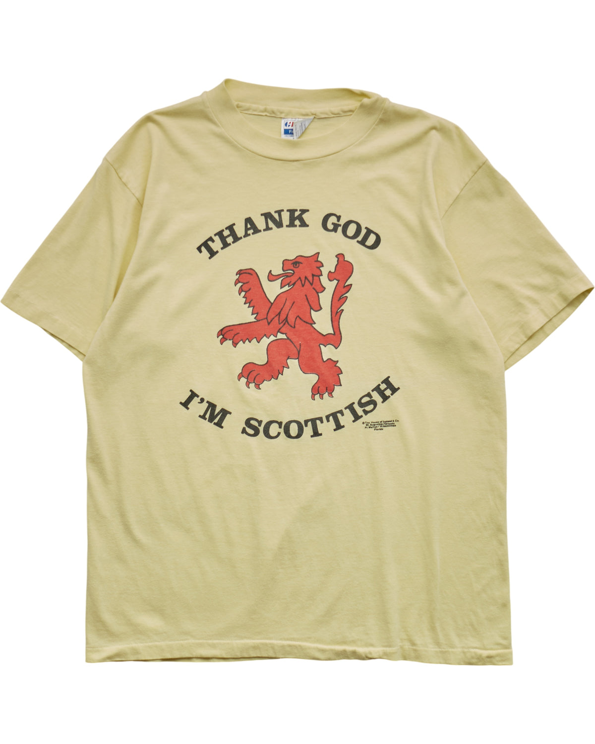 (S) 90s Thank God I'm Scottish Hanes T-Shirt
