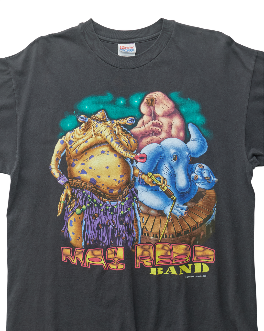 (L) 1996 Max Rebo Band Starwars Hanes T-Shirt