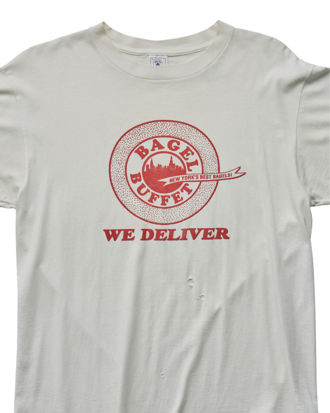 (L) 90s Bagel Buffet NY Delta T-Shirt