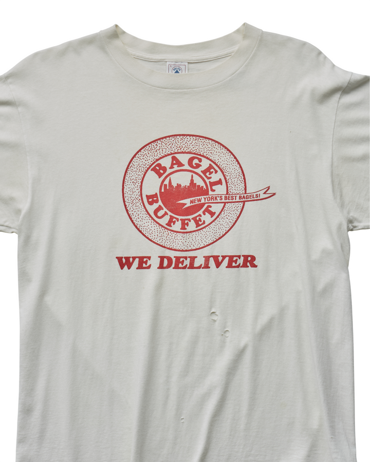 (L) 90s Bagel Buffet NY Delta T-Shirt