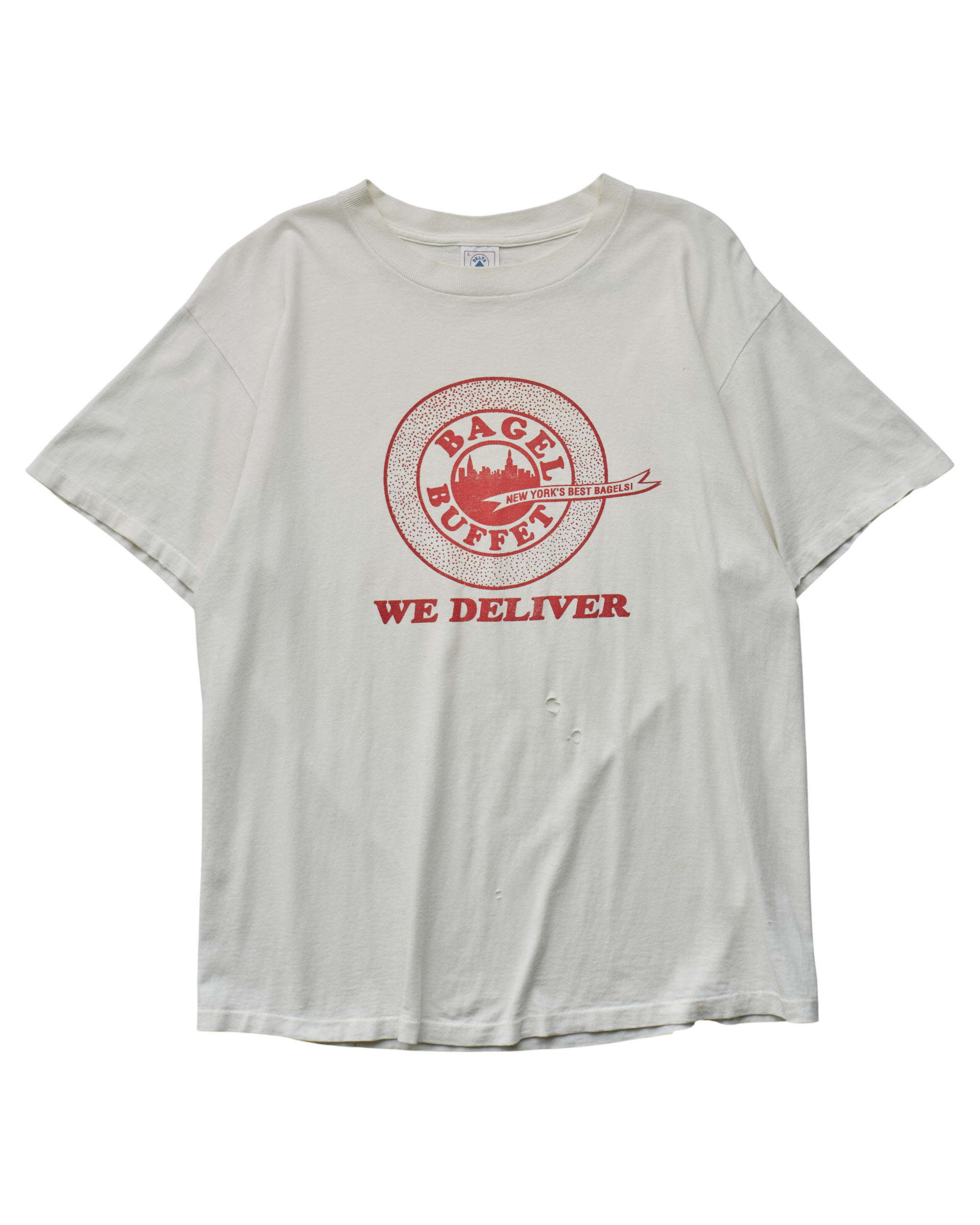 (L) 90s Bagel Buffet NY Delta T-Shirt