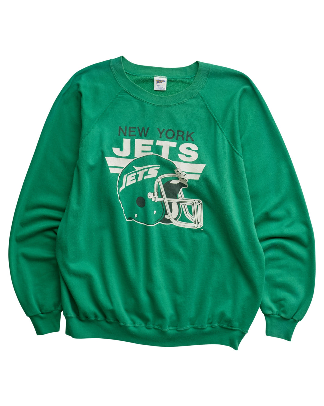 (L) 80s New York Jets Trench Sweatshirt
