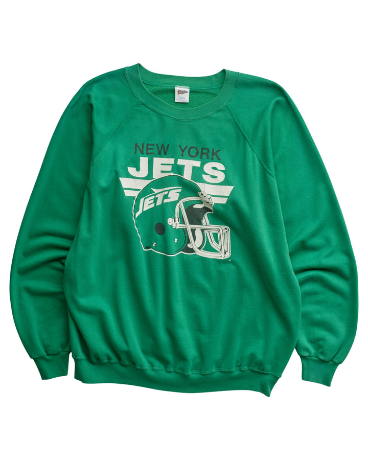 (L) 80s New York Jets Trench Sweatshirt