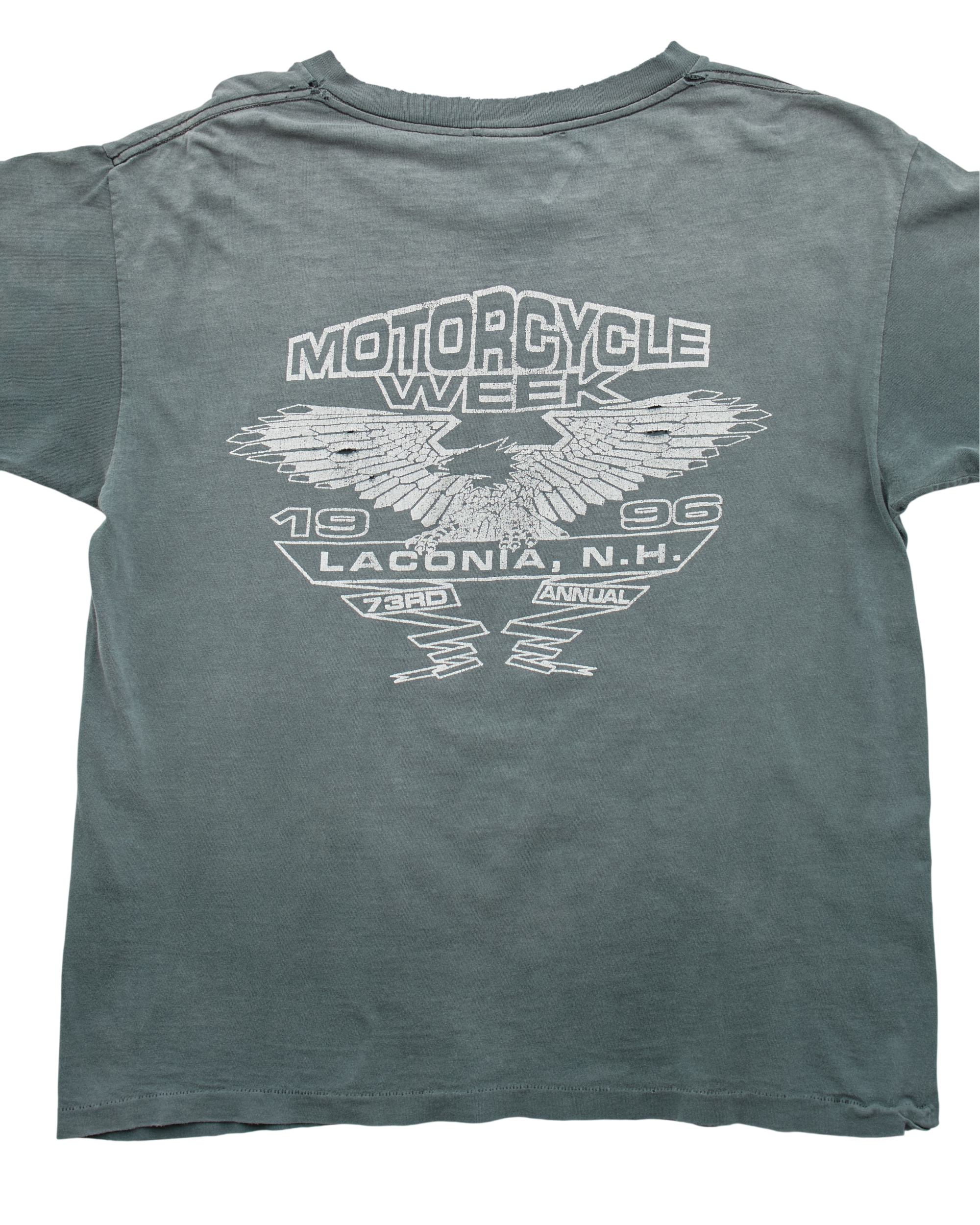 (M) 1996 Laconia Motorcycle Week Littlefield, Adams & Co T-Shirt
