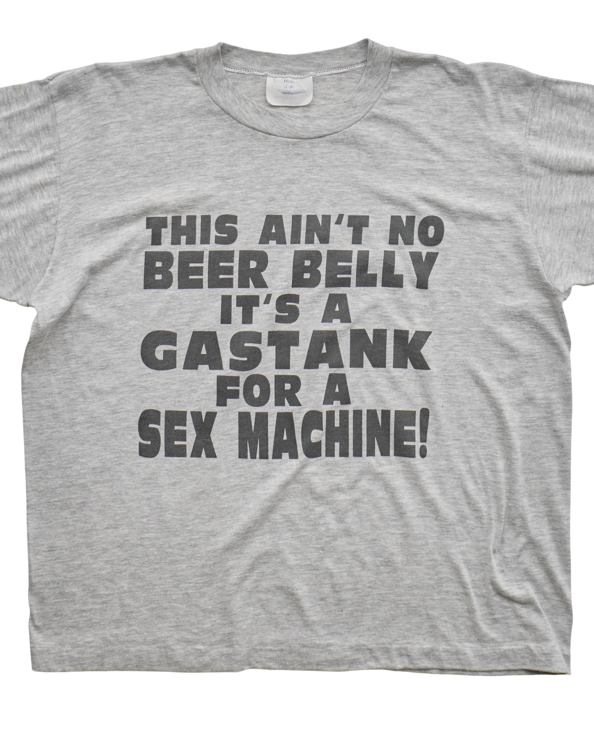 (L) 90s Ain't No Beer Belly It's A Sex Machine Harbor Light T-Shirt