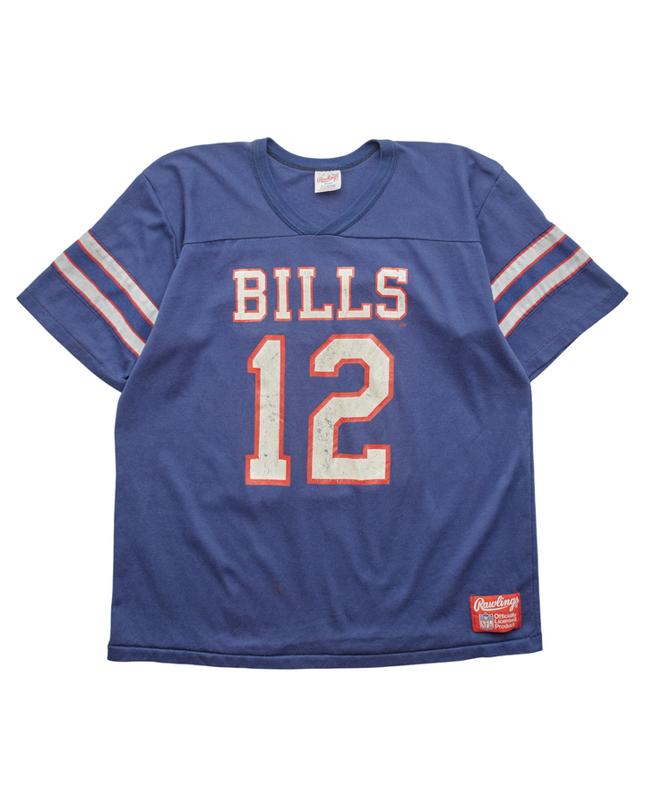 (S) 90s Buffalo Bills Rawlings Jersey