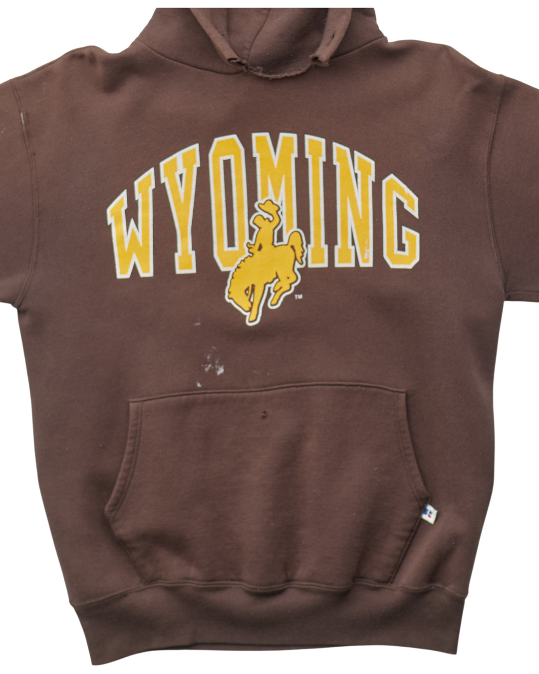 (S) 90s Wyoming Cowboys Russell Hoodie