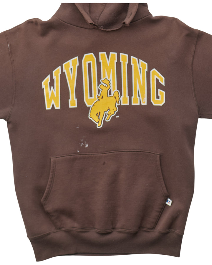 (S) 90s Wyoming Cowboys Russell Hoodie