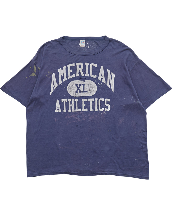 (2XL) 90s American Athletics Russell T-Shirt