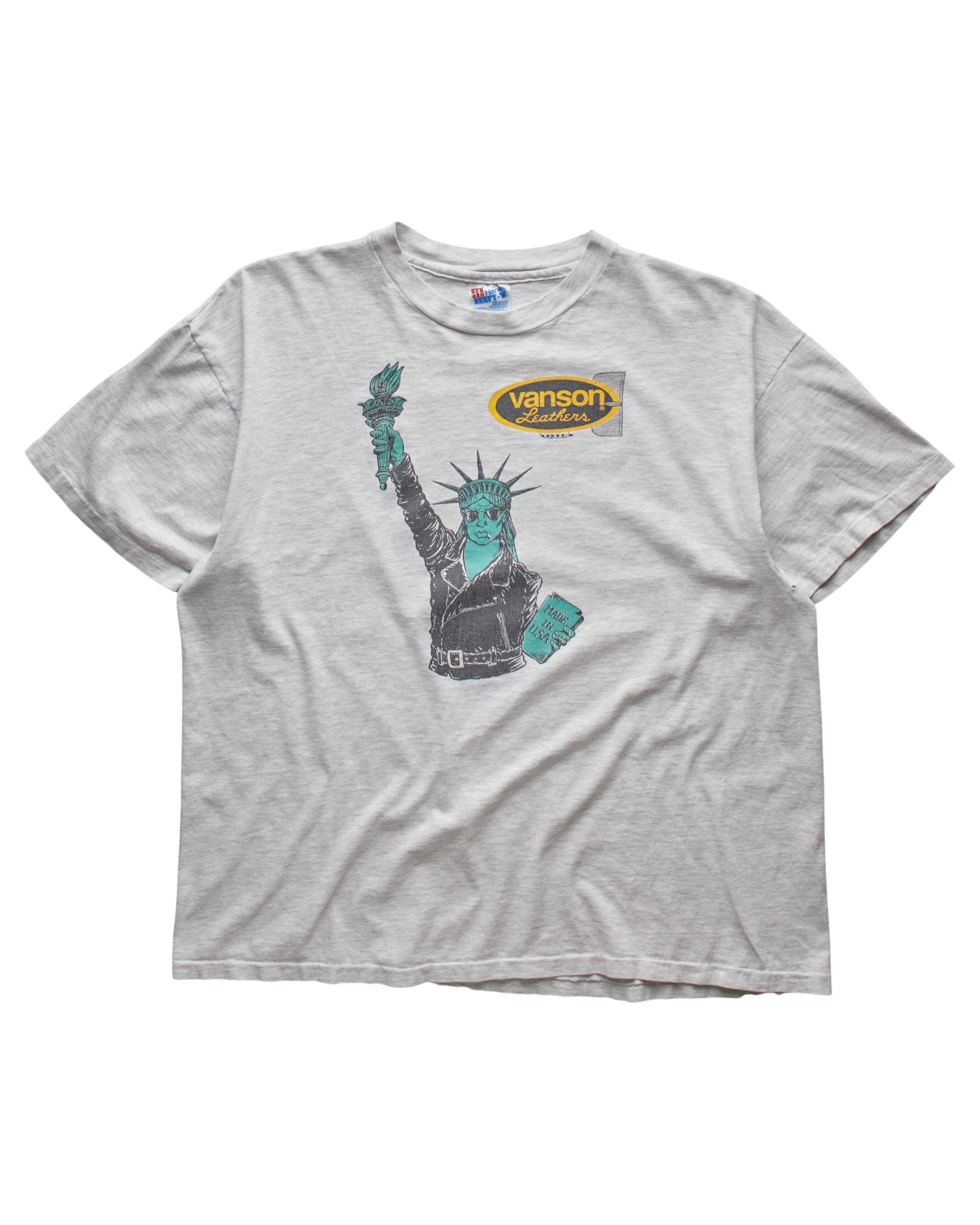 (L) 90s Vanson Leathers Hanes T-Shirt