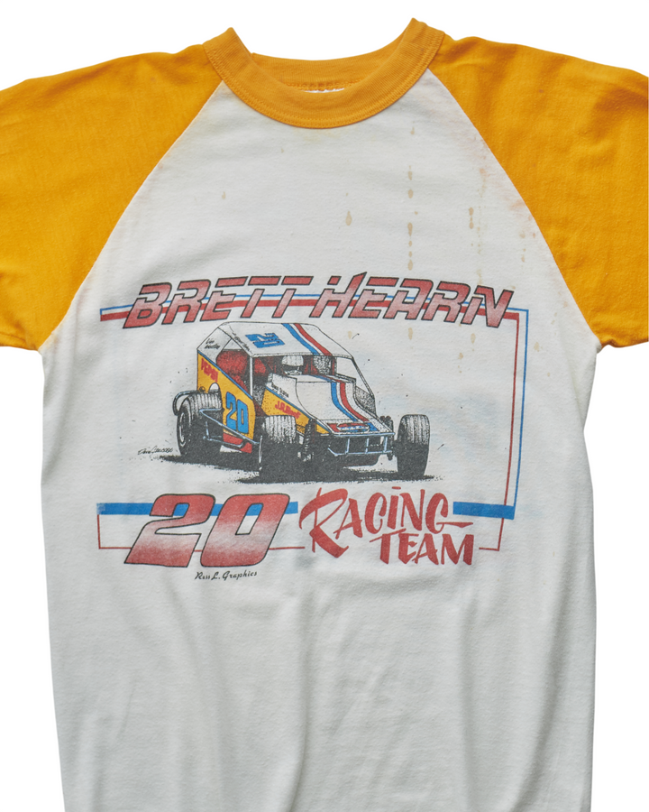 (XS) 80s Brett Hearn Racing Team Hanes T-Shirt
