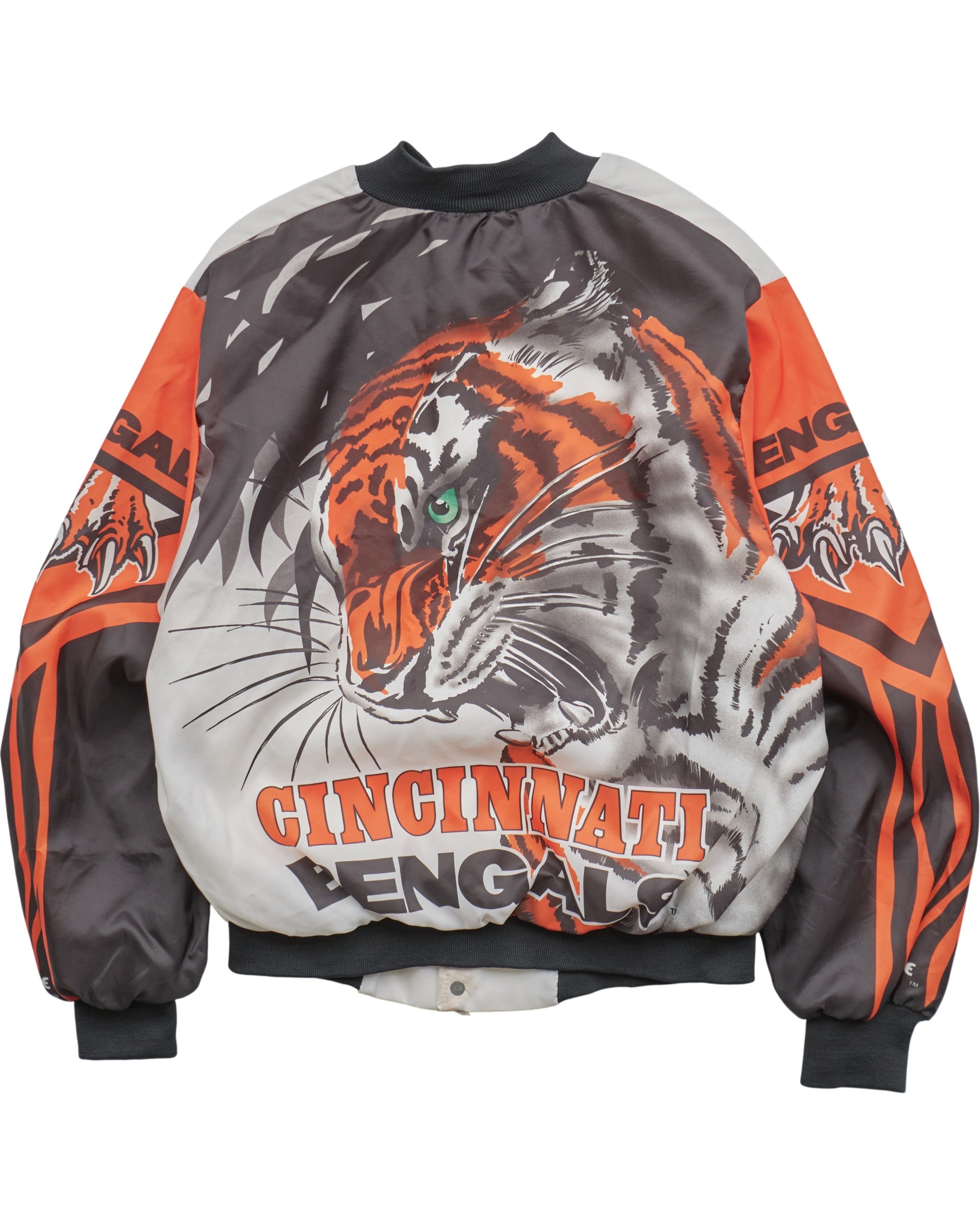 (L) 90s Cincinnati Bengals Chalk Line Jacket
