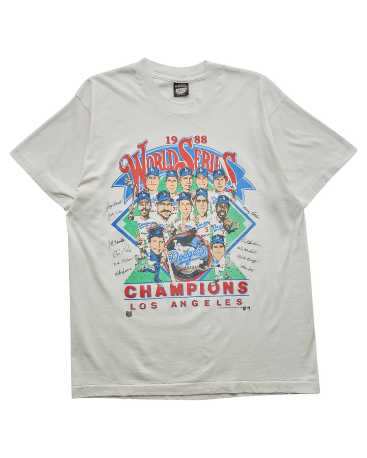 (L) 1988 Los Angeles Dodgers Screen Stars Best T-Shirt