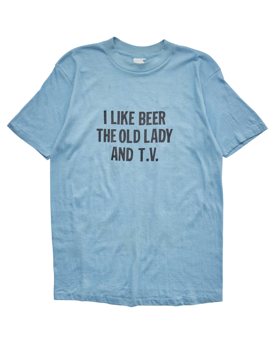 (S) 90s I Like Beer The Old Lady And TV T-Shirt