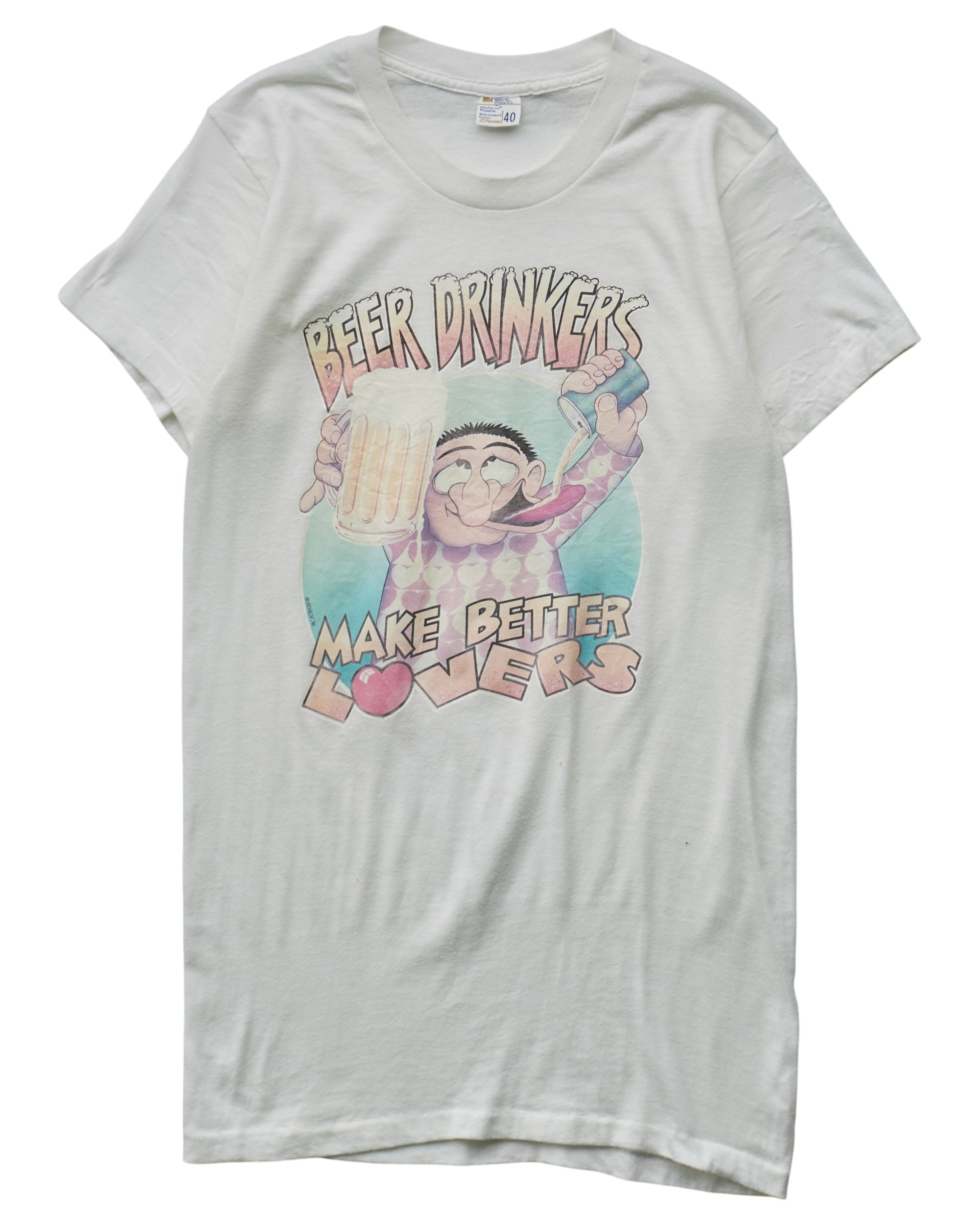 (XS) 80s Beer Drinkers Make Better Lovers JcPenny T-Shirt