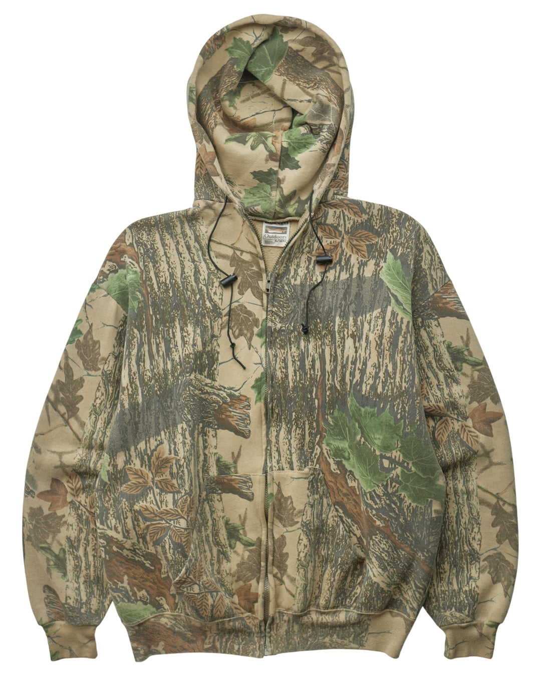 (L) 2000s Camo Jerzees Hoodie