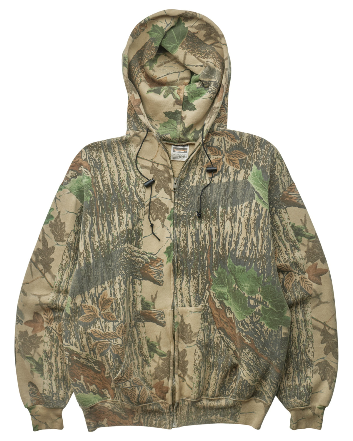 (L) 2000s Camo Jerzees Hoodie