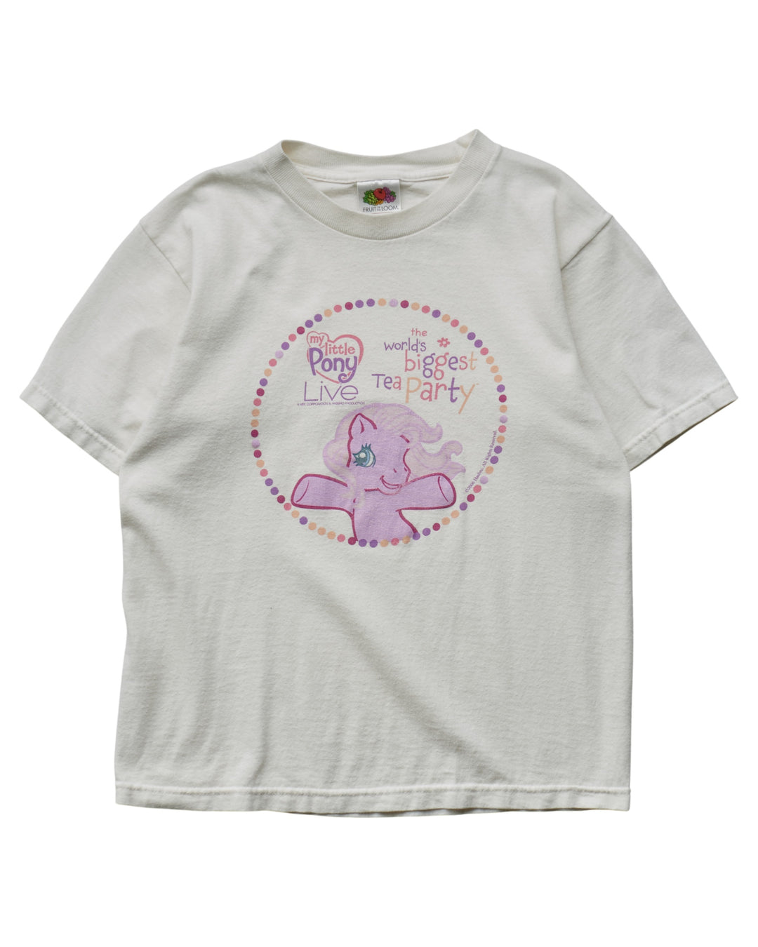 (XXS) 2000s My Little Pony Tea Party Fruit of the Loom T-Shirt