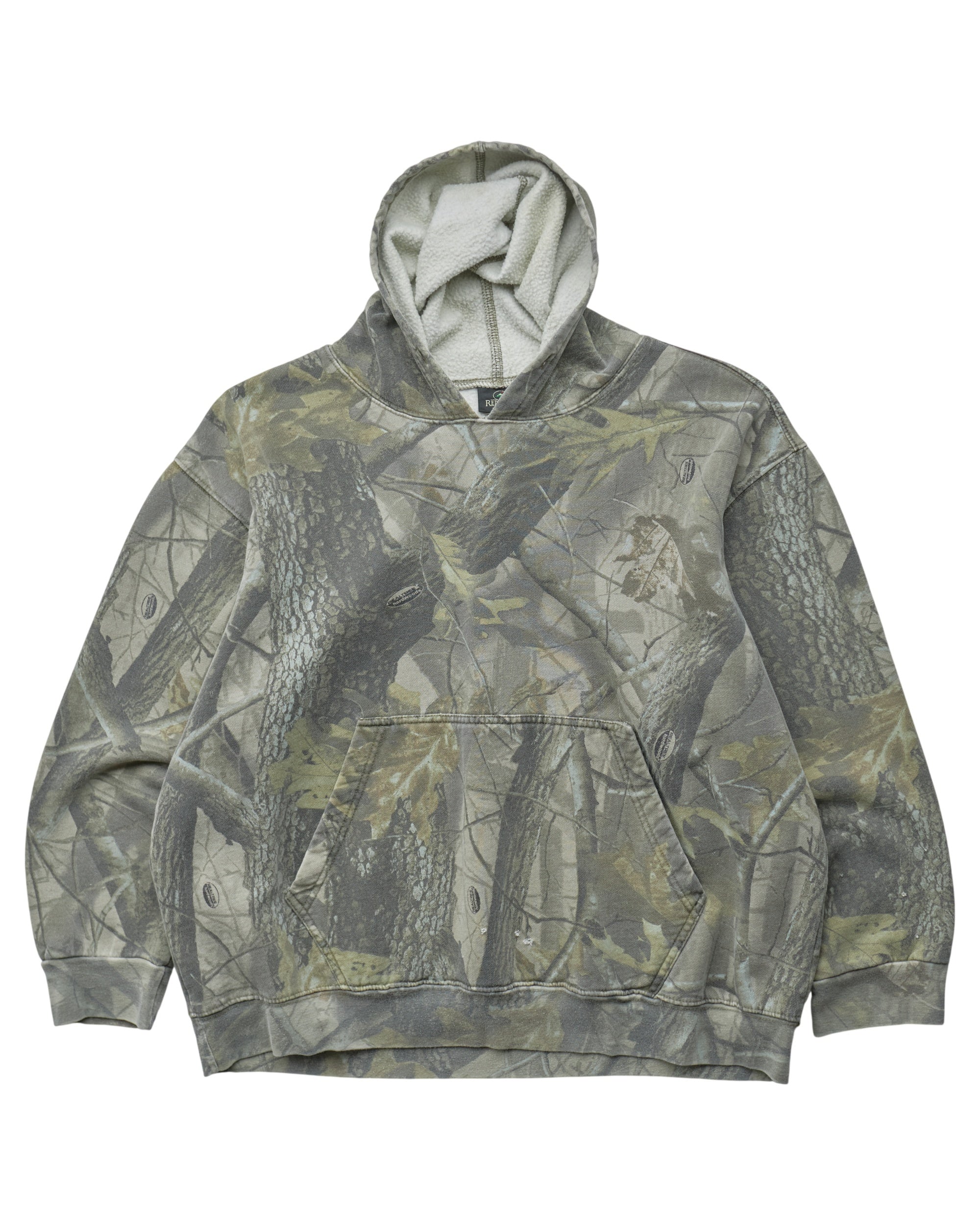 (XL) 2000s Camo Red Head Hoodie