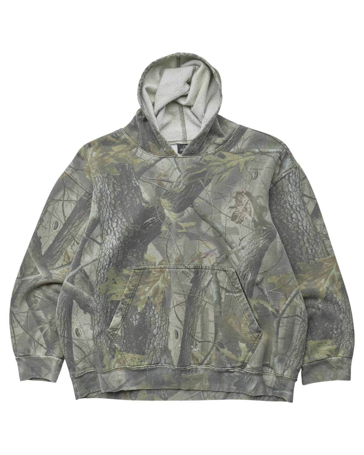 (XL) 2000s Camo Red Head Hoodie
