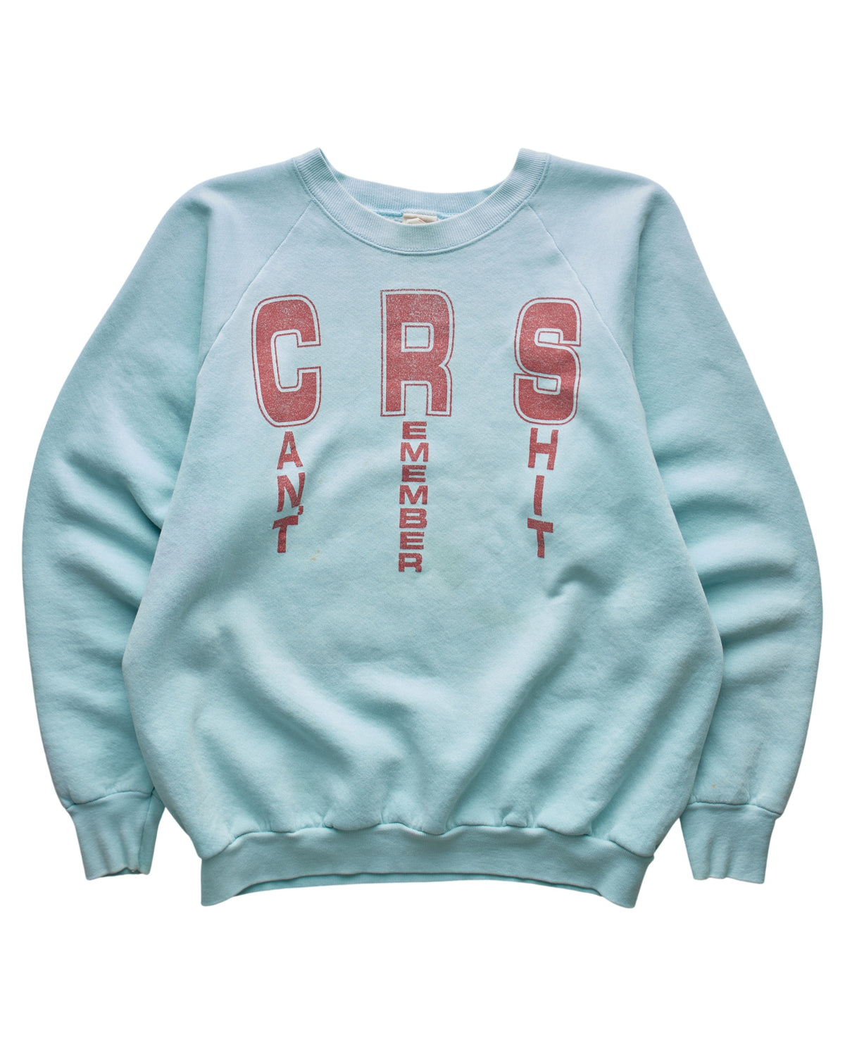 (S) 80s Can't Remember Shit Fruit of the Loom Sweatshirt